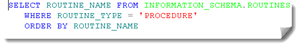 T-SQL: Listar todos los Procedimientos Almacenados de una Base de Datos